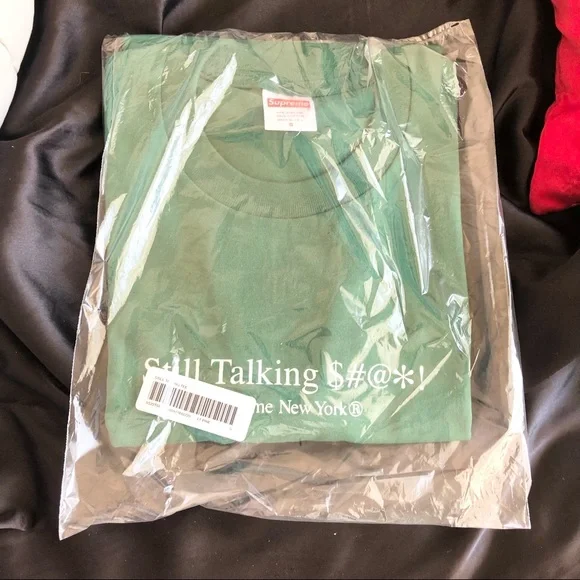 COPY - supreme - still talking tee (light pine) - Picture 4 of 4